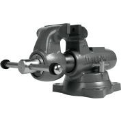 Wilton Machinist Jaw Round Channel Vise avec base pivotante, 4 »