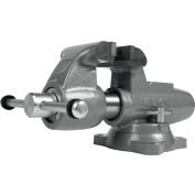 Wilton Machinist Jaw Round Channel Vise avec base pivotante, 5 »