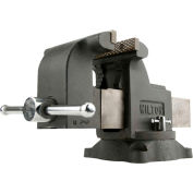 Wilton 63302 Model WS6 6" Jaw Width 6" Opening 3-1/2" Throat Depth Shop Vise W/Swivel Base
