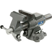 Wilton 28824 5-1/2 » Largeur de la mâchoire 2-3/4 » Profondeur de gorge Profondeur polyvalente Vise W/ Tête rotative - Base pivotante