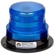 Wolo® Strobe Warning Light Permanent Mount 12-110 Volt Blue Lens - 3355P-B