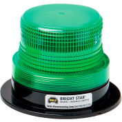 Wolo® Strobe Warning Light Permanent Mount 12-110 Volt Green Lens - 3367P-G