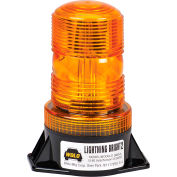 Wolo® LED Warning Light Permanent Mount 12-100 Volt Amber Lens - 3930-A