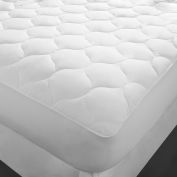 Welspun King Waterproof Mattress Pad, 8 oz/yd - 78"L x 80"W, White - Pkg Qty 6