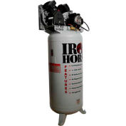 Iron Horse IHD6160V1, 3HP, mono-étagés Comp, 60 Gal, Vertical, 150 lb/po2, 11,2 CFM 1 Phase 208-230V