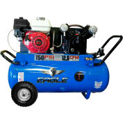 Eagle P55G25H1 Portable Gas Air Compressor w/ Honda GX Engine, 5,5 HP, 25 gallons, Horizontal