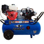 Eagle P90G25H1 Portable Gas Air Compressor w/ Honda GX Engine, 9 HP, 25 Gallon, Horizontal