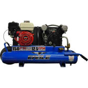 Eagle TT55G Portable Gas Air Compressor w/ Honda GX Engine, 5.5 HP, 10 Gallon, Wheelbarrow