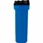 10" résidence bleu/noir en plastique boîtier du filtre passage 1/4", qté par paquet : 12