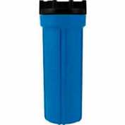 10" résidence bleu/noir en plastique boîtier du filtre 1/4" Port pression sortie, qté par paquet : 12