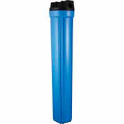 20" résidence bleu/noir en plastique boîtier du filtre passage 1/2", qté par paquet : 6