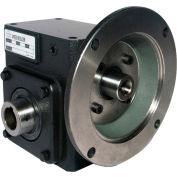 Worldwide HdRF237-50/1-H-56C Cast Iron Right Angle Worm Gear Reducer 50:1 Ratio 56C Frame