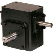 Worldwide HdRS133-50/1-L Cast Iron Right Angle Worm Gear Reducer 50:1 Ratio