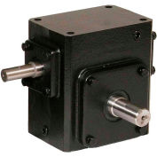 Worldwide HdRS133-5/1-R Cast Iron Right Angle Worm Gear Reducer 5:1 Ratio