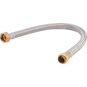 Zurn Z8860-XL-16-SS 3/8-Inch Compression x 1/2-Inch FIP x 16-Inch Braided Stainless Steel Faucet Supply Hose