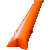 Husky de confinement Portable 20 pieds eau Digue, 22 oz vinyle, Orange - DRC-620v22-ORG
