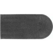 WaterHog® Eco Grand Elite Entrance Mat + One End 3/8" Thick 6' x 19.3' Gray