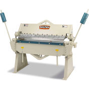Baileigh Industrial Heavy Duty Manually Operated Box and Pan Finger Brake, 4'L, 12 Gauge