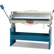 Baileigh Industrial Manually Operated Box and Pan Finger Brake, 4'L, 16 Gauge, BB4816