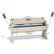 Baileigh Industrial Heavy Duty Manually Operated Box and Pan Finger Brake, 6'L, 12 Gauge