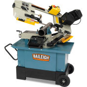 Baileigh Industrial Horizontal and Vertical Band Saw, 1 HP, Single Phase, 120V, BS-712MS