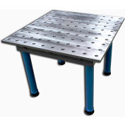 Baileigh Industrial 39" x 39" 2D Steel Welding Jig Table, Q345 Steel, 2 Ton Capacity