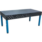 Baileigh Industrial 78" x 39" Heavy Duty 3D Steel Welding Table w/ 5 Fixturing Surfaces, 2 Ton Cap.