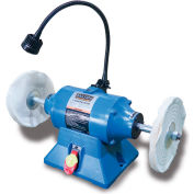 Baileigh Industrial 8" Industrial Bench Top Buffer, Single Phase, 115V, IB-8