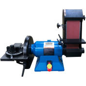 Baileigh Industrial Combination Belt and Disk Grinder, 1 HP, Single Phase, 110V, DBG-9436