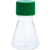 CELLTREAT® 125mL Erlenmeyer Flask, Solid Cap, Plain Bottom, PETG, Sterile