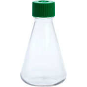 CELLTREAT® 500mL Erlenmeyer Flask, Vent Cap, Plain Bottom, PETG, Sterile