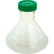 CELLTREAT® 2L Fernbach Flask, Vent Cap, Baffled Bottom, Polycarbonate, Sterile