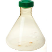 CELLTREAT® Flacon Fernbach 3L, Bouchon d’évent, Fond uni, Polycarbonate, Stérile