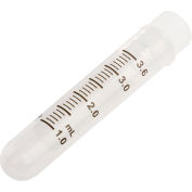 CELLTREAT® 3.6mL CF Cryogenic Vial, Internal Thread, Round-Bottom, Sterile, Polypropylene,100PK