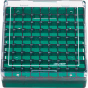 CELLTREAT® Storage Box, CF Cryogenic Vial, 100 Place, Polycarbonate, Non-sterile