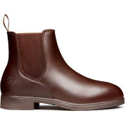 Xena Workwear Valence Women's Safety Work Boots, Steel Toe, 7"H, Size 7, Chestnut Brown