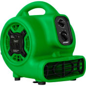 XPOWER Mini Air Mover Avec Daisy Chain & 3 Hour Timer, 3 Speed, 1/5 HP, 800 CFM