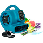 XPOWER Freshen Aire 4 Speed Scented Mini Mighty Air Mover, Ventilateur utilitaire, Sécheur, Souffleur, 1/5HP, 800CFM
