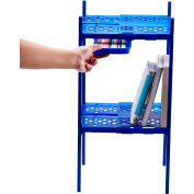 LockerMate Double Locker Shelf, Blue