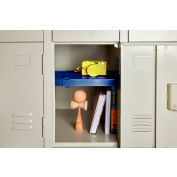 LockerMate Adjust-A-Shelf Étagère de casier scolaire, Bleu