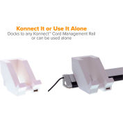 Bostitch Konnect USB Phone Stand, White