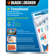 Black & Decker TimeShield™ 3 mil Laminating Pouches, Letter Size, 25/Pack