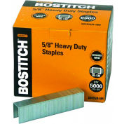 Bostitch Heavy Duty Staples, 5/8" (15mm), 5000/Pack