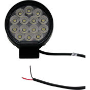 Éclairage de course Sport IQ® Round Auxiliaire LED Flood Beam Light avec 14 LED, 4-1/2 », Clair