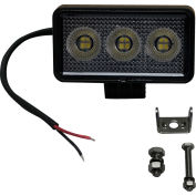 Éclairage de course Sport IQ Rectangle Auxiliaire LED Flood Beam Light avec 3 LED, 3-1/2 « x 1-3/4 », Clair