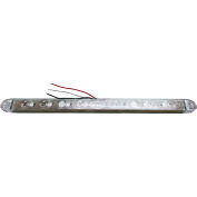 Race Sport 17" Screw Mount High-Powered 9-LED Tail/Brake Light, Clear Outer Lens w/ Red LED Diodes