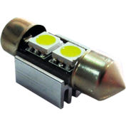 Race Sport 31mm 5050 CANBUS LED Replacement Bulb, White, Individual