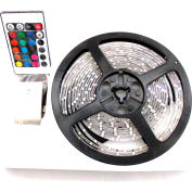 Race Sport 3 '/ 1M 20 couleurs RGB Multi-Color 5050 LED Bande Strip Reel Lighting w / Remote