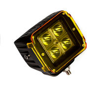 Race Sport Street Series 3x3" 16W 4-LED CREE Cube Spot Light w/ Amber Optional Cover