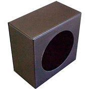 Race Sport 4" Single Round Powder Coated Steel Light Box w/ Knockouts